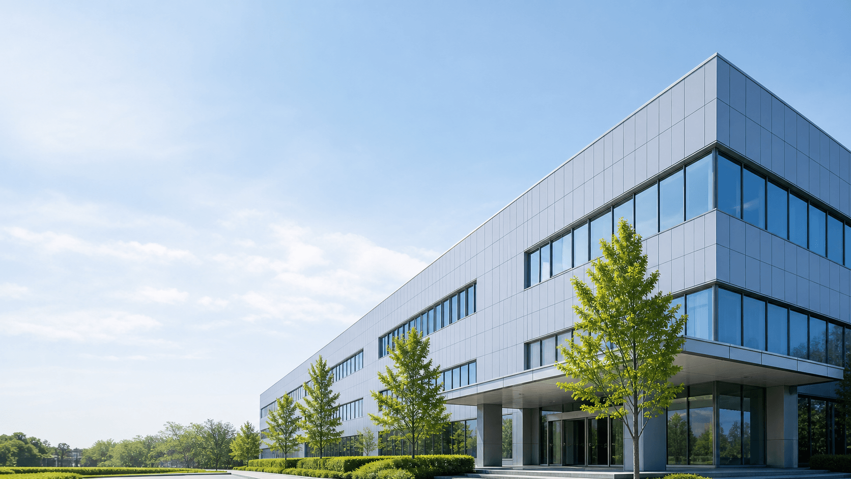 企業サイトのホームページ表示例